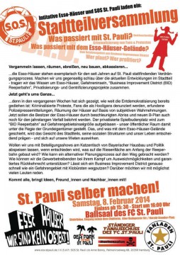 Einladung zur 1. Stadtteilversammlung